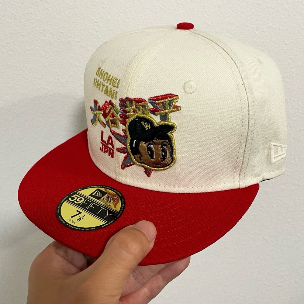 NEW ERA - MLB Baseball- Los Angeles Dodgers Shoehei Ohtani 59FIFTY Fitted Cap - - Picture 2 of 4